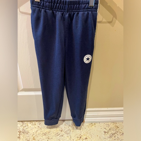 Converse navy blue track pants small 4-5 years; size small - size 5 - Picture 1 of 3
